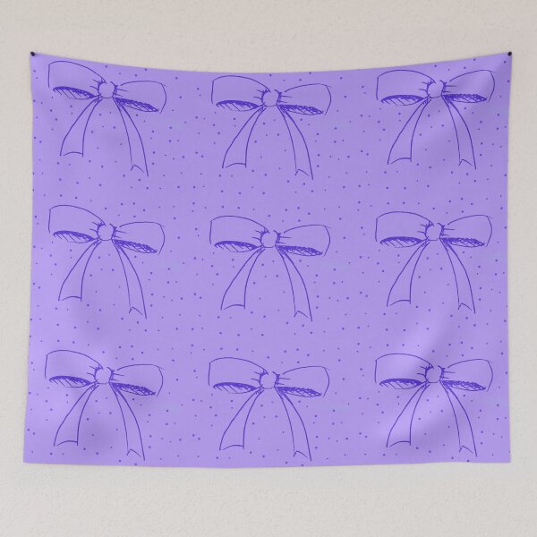 Item preview, Puffy  Amethyst Bow designed and sold by MagentaTwilight.