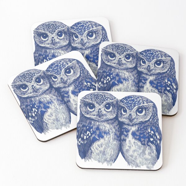 Item preview, Barn Owls Portrait designed and sold by TojoStudios.
