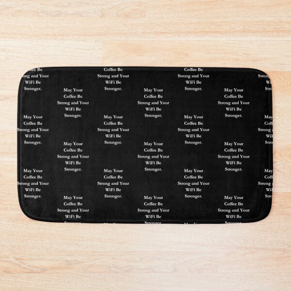 Item preview, May Your Coffee Be Strong and Your WiFi Be Stronger. Classic Black Tee designed and sold by GeekySexyCool.