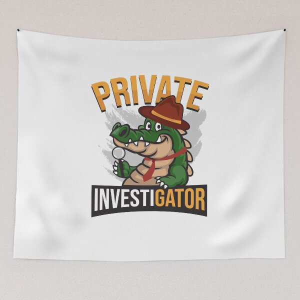 Item preview, Private Investigator Alligator Detective designed and sold by jaygo.