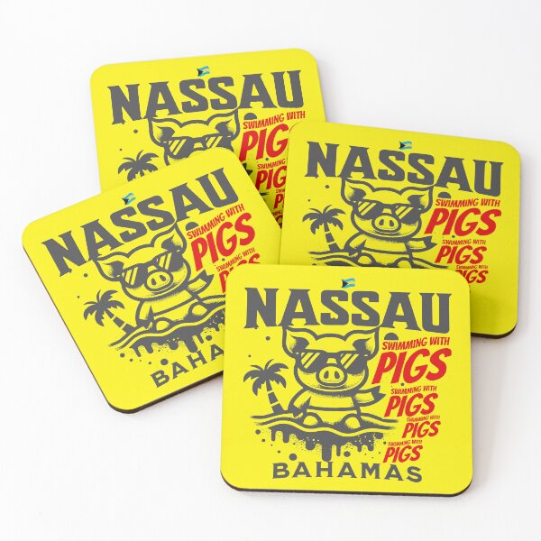 Item preview, Bahamas Souvenir Gift : Nassau Bahamas Swimming Pigs designed and sold by shoptshirtswag.