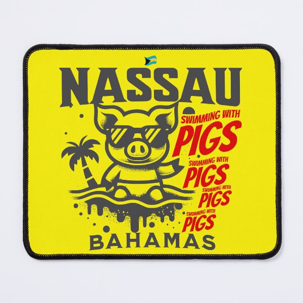 Item preview, Bahamas Souvenir Gift : Nassau Bahamas Swimming Pigs designed and sold by shoptshirtswag.