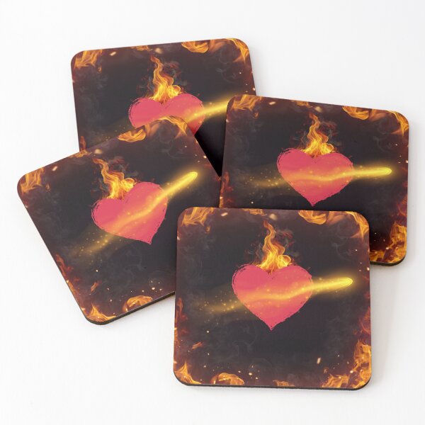 Item preview, Heart on Fire designed and sold by emanabusara.