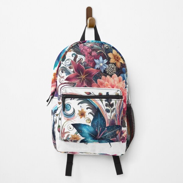 Item preview, Cosmic floral Artwork Flowers and Galaxies designed and sold by drbozzo.
