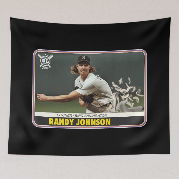 Item preview, Randy Johnson Bird Annihilator Baseball Card designed and sold by ourkid.