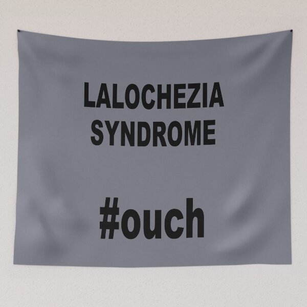 Item preview, Lalochezia Syndrome - Ouch Hashtag Humor designed and sold by taiche.