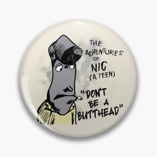 Item preview, Don't Be a Butthead - Vintage 80's Anti-Smoking PSA designed and sold by ourkid.