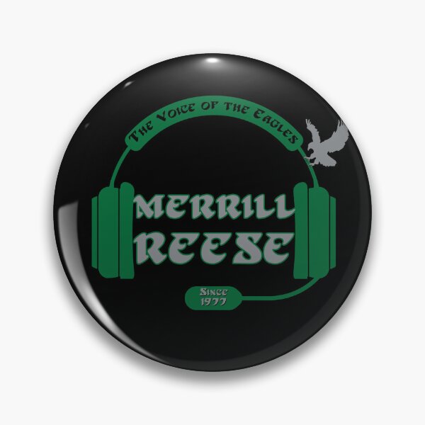 Item preview, The Voice of the Eagles Merrill Reese! designed and sold by RageArt4Me.