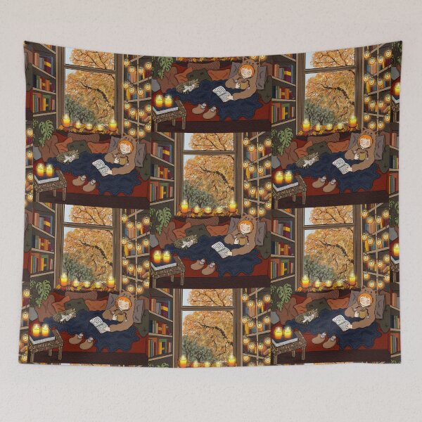 Item preview, A Cozy Fall Afternoon designed and sold by SpiritedArtwork.