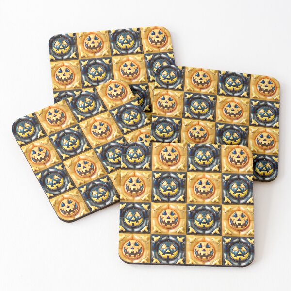 Item preview, Halloween Seamless Pumpkin Pattern design designed and sold by SideKickCreates.