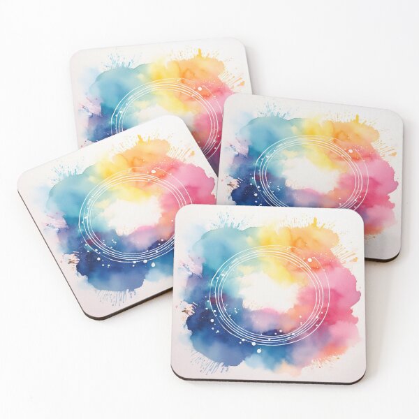 Item preview, Vibrant Abstract Circle Burst designed and sold by RaiyaTees.
