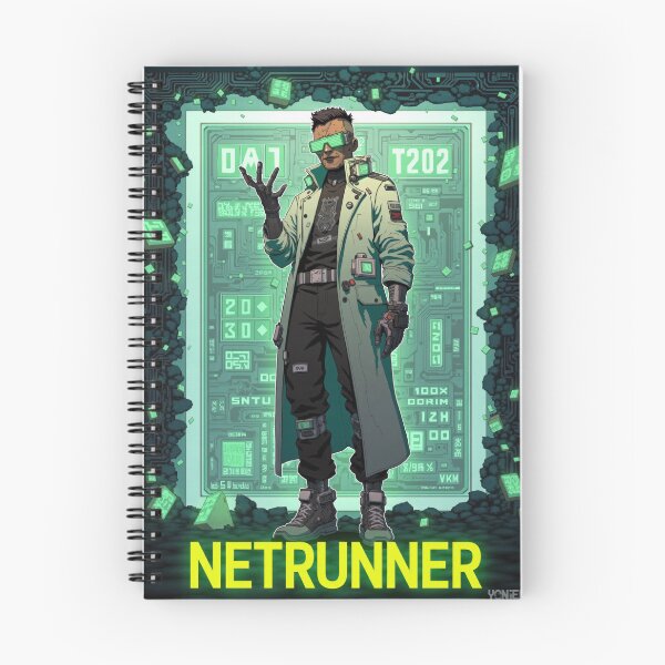 Item preview, Cyberpunk, Netrunner, Technoir, Futuristic designed and sold by Smash-420.