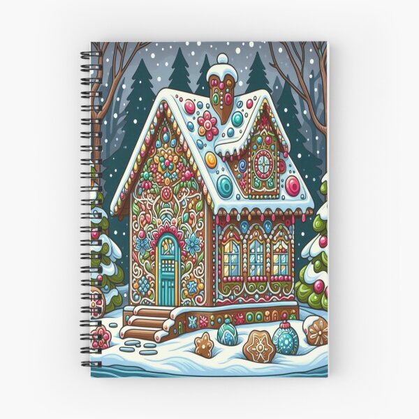 Item preview, Winter Gingerbread House designed and sold by Spike The Punch Design Co..