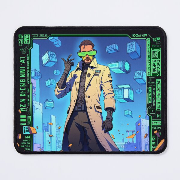 Item preview, Cyberpunk, Netrunner, Technoir, Futuristic designed and sold by Smash-420.