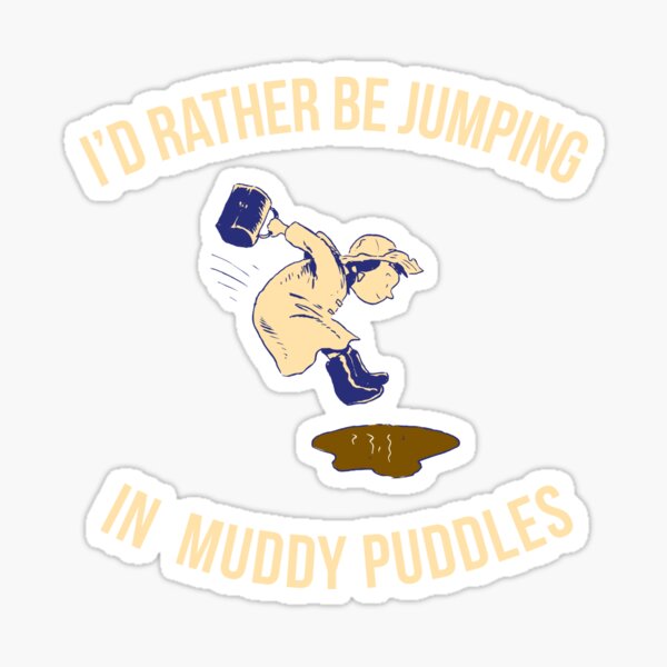 Puddles Sticker for Sale by GusMurray