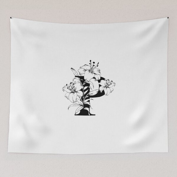 Item preview, letterP lily flower designed and sold by marasart11.