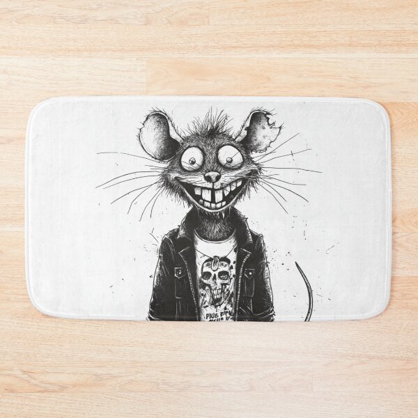 Item preview, Rattus the Punk Rat Kid designed and sold by PitchBlackIcon.