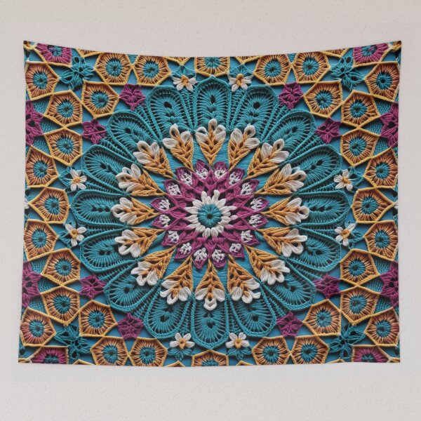 Item preview, Symmetrical crochet pattern designed and sold by Girih.