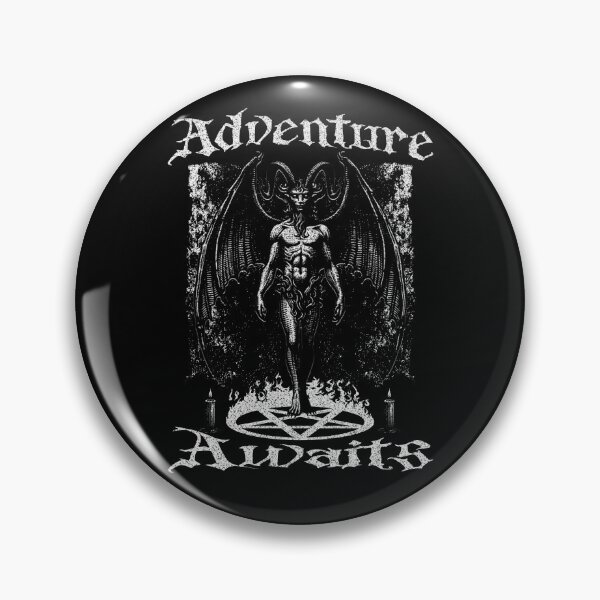 Item preview, Gothic Positive Adventure Awaits Positively Goth Devil designed and sold by chrisrivait.