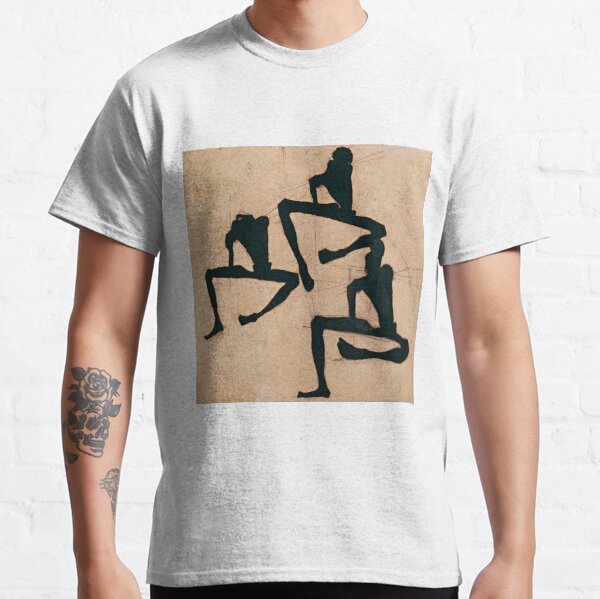 Egon Schiele "Composition with Three Male Nudes" Classic T-Shirt