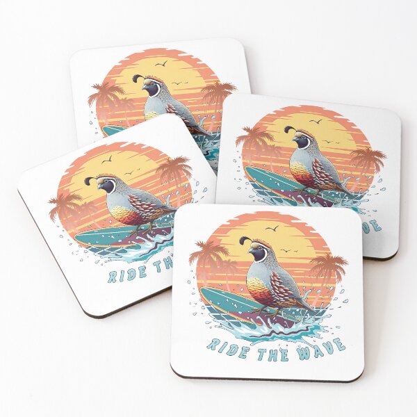 Item preview, Ride the Wave Quail Design Product designed and sold by jeasolar.