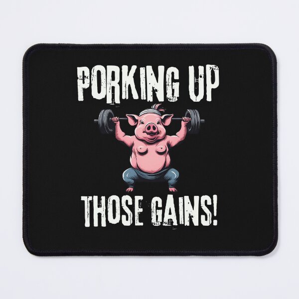Item preview, Porking up crossfit pig gym weightlifting workout weights gains designed and sold by JustAPhaser.
