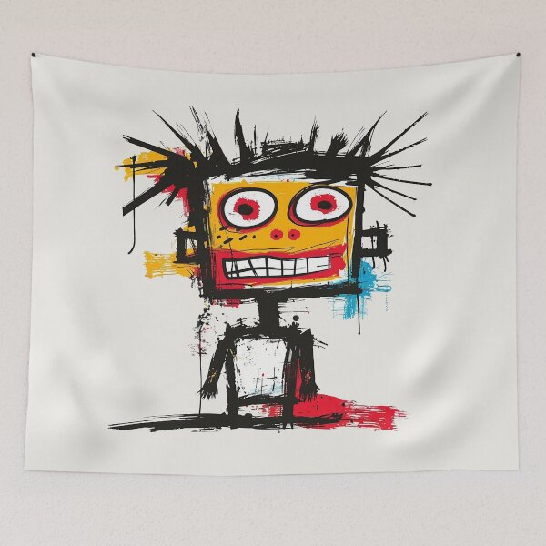 Item preview, Distressed Soul Graffiti Character Urban Expressionist Pop Art designed and sold by Sturdust.