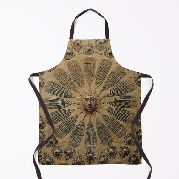 Item preview, Stone relief with sun and leaves designed and sold by Girih.