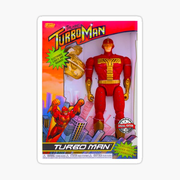 Item preview, Jingle All The Way Turbo Man designed and sold by TeeSnoop.