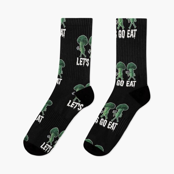 Item preview, Let's Go Eat Broccoli Attack designed and sold by vaxiek.