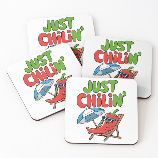 Item preview, Just chilin! Kawaii Chili Pepper Pun designed and sold by PMCreative.