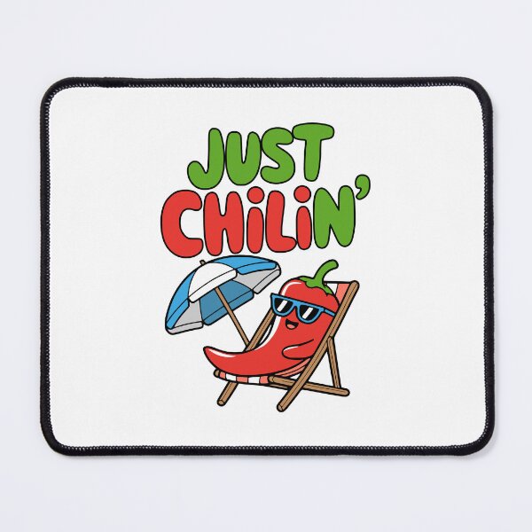 Item preview, Just chilin! Kawaii Chili Pepper Pun designed and sold by PMCreative.