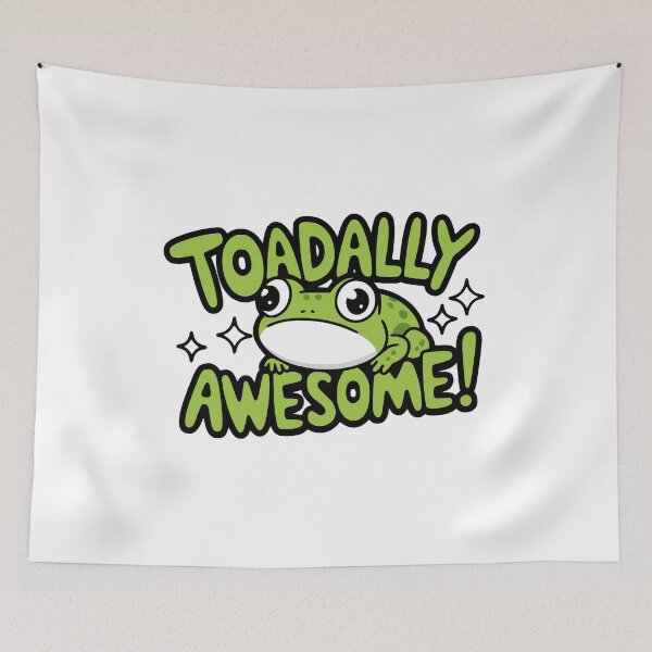 Item preview, Toadally awesome! Cute Toad pun designed and sold by PMCreative.