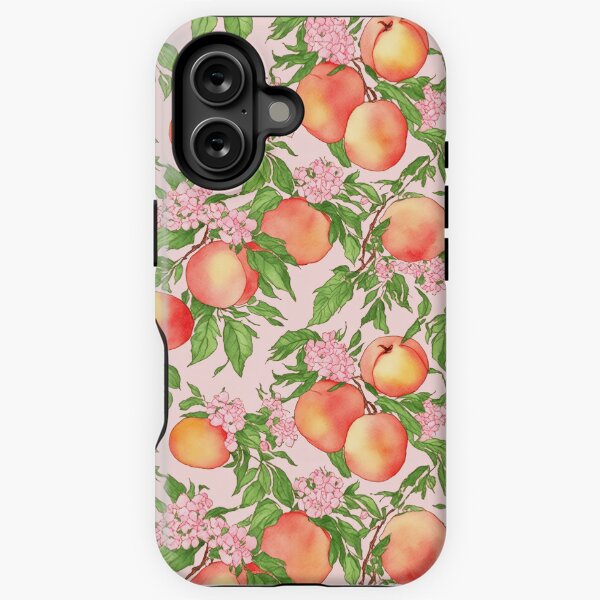 Item preview, Peach Blossom Watercolor Print designed and sold by Magnolia Valley Art.