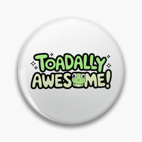 Item preview, Toadally Awesome! Cute Toad Pun Design designed and sold by PMCreative.