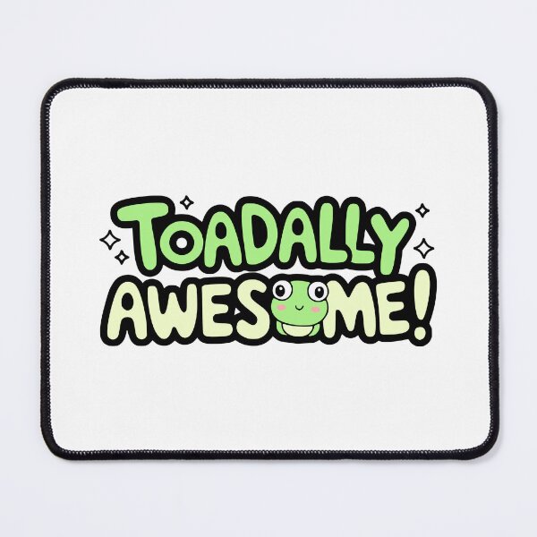 Item preview, Toadally Awesome! Cute Toad Pun Design designed and sold by PMCreative.
