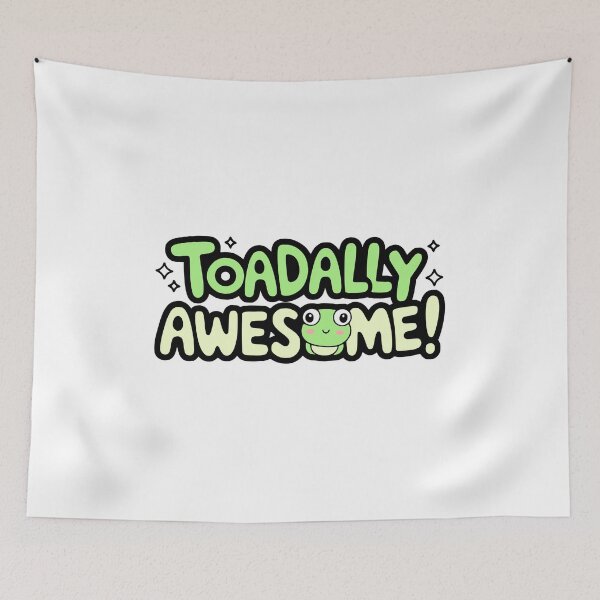 Item preview, Toadally Awesome! Cute Toad Pun Design designed and sold by PMCreative.