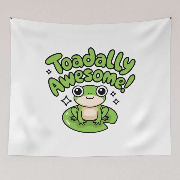 Item preview, Toadally Awesome! Funny Toad Pun designed and sold by PMCreative.