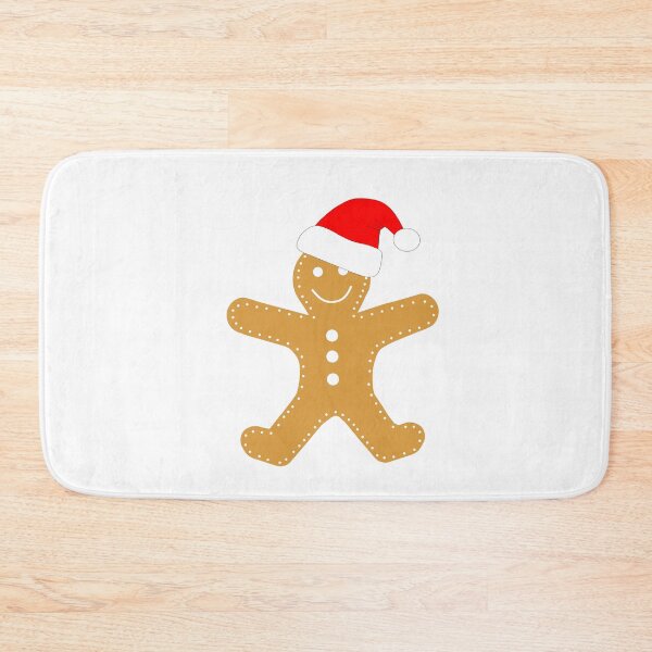 Item preview, Christmas Gingerbread Man Wearing Santa Hat designed and sold by Sartoris Art.