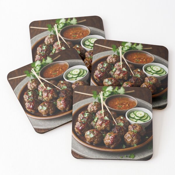 Item preview, Grilled meatballs designed and sold by La-mong-du-wua.