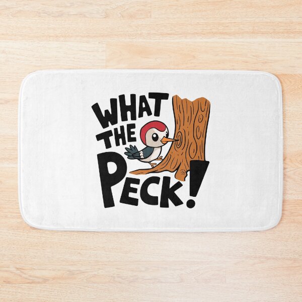 Item preview, What The Peck! Cute Woodpecker Pun designed and sold by PMCreative.