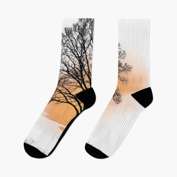 Item preview, Colorful Sky and Tree Silhouette at Dusk designed and sold by rajasekhark.