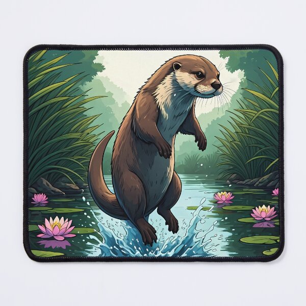 Item preview,  Leaping Otter designed and sold by AICreativeArts.