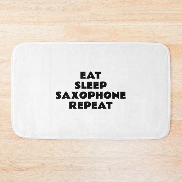 Item preview, Eat Sleep Saxophone Repeat designed and sold by Inspirationmotivation.