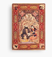 Antique Tabriz Omar Khayyam Rug Canvas Print