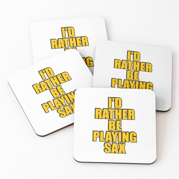 Item preview, Rather be playing sax - saxophone day designed and sold by Inspirationmotivation.