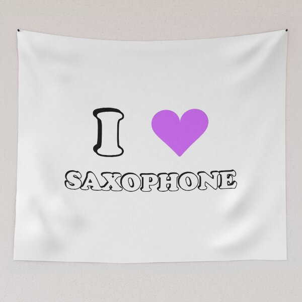 Item preview, I love saxophone  tenor saxophone designed and sold by Inspirationmotivation.