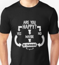 Yes:No:Maybe Go Swimming Unisex T-Shirt