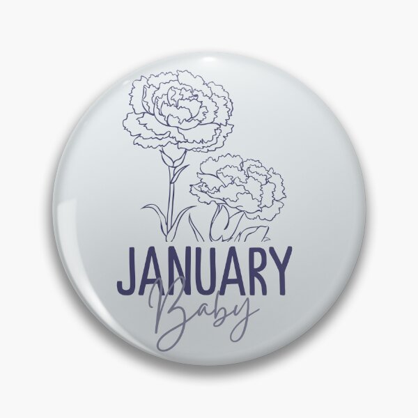 Item preview, January Baby, Carnation January Birth Flower designed and sold by lagunaklein.