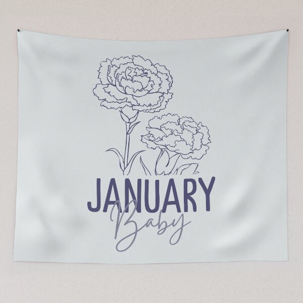 Item preview, January Baby, Carnation January Birth Flower designed and sold by lagunaklein.